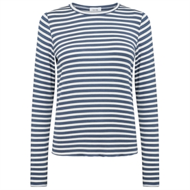 Levete Room LR-IKA 11 Bluse, Vintage Indigo